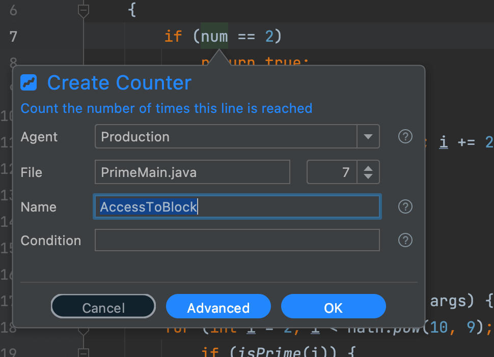 Create Counter